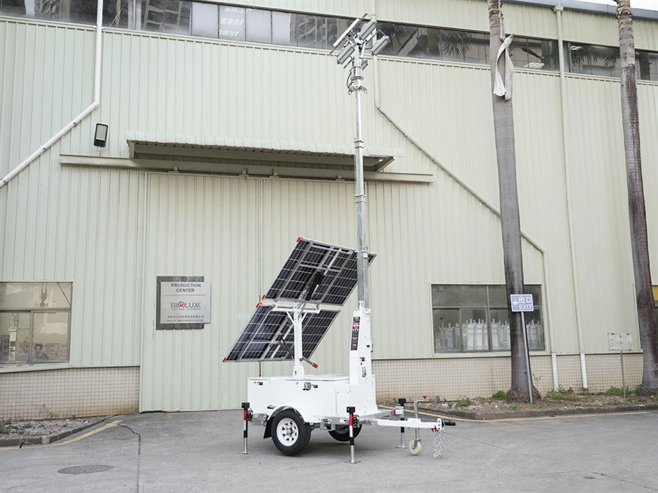 HiSOLO Heavy-Duty Mobile Solar Light Tower high quality