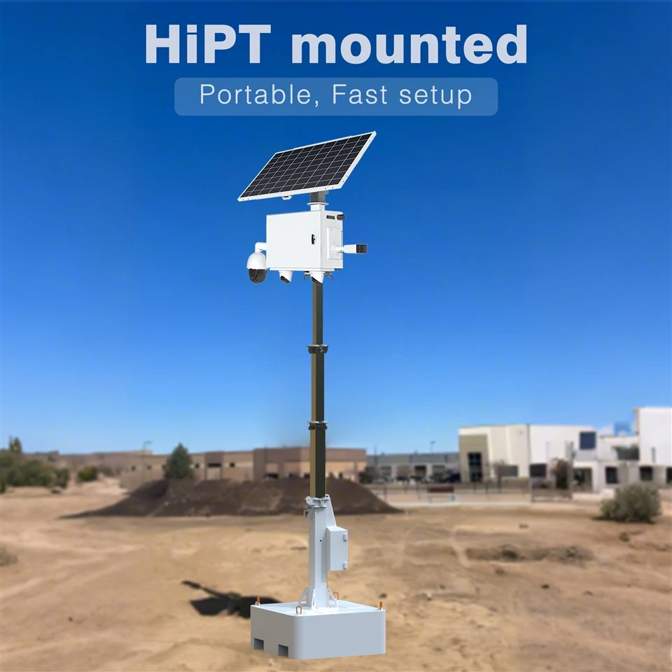 HiTOP Her Yer İçin Taşınabilir Güvenlik Solar CCTV KİTİ