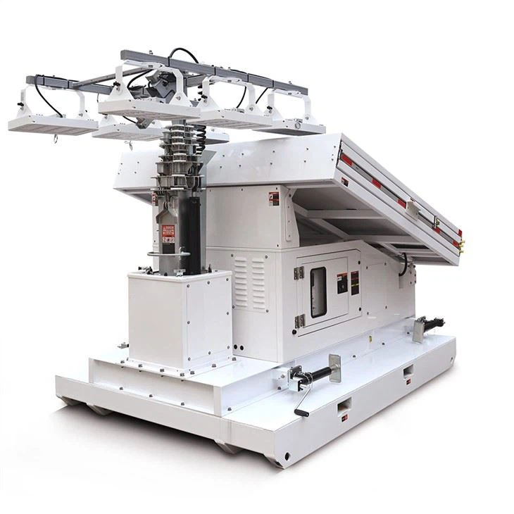 Skid Light Tower With Solar Generator