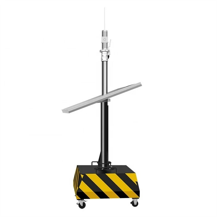 Solar Cctv Trailer For Temporary Work